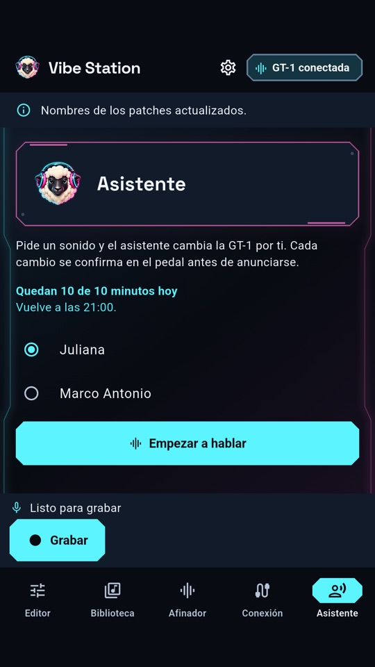 Vibe Station — el asistente de inteligencia artificial