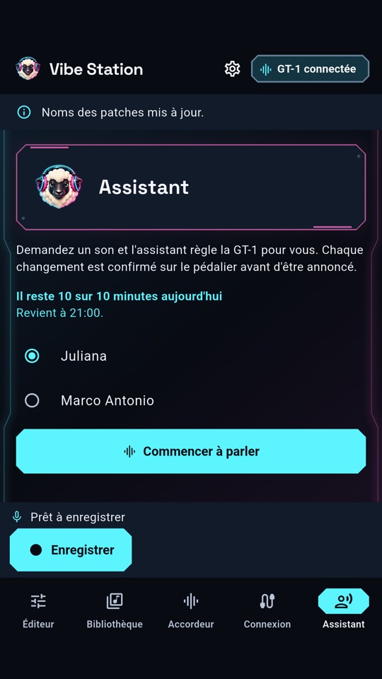 Vibe Station — l'assistant d'intelligence artificielle