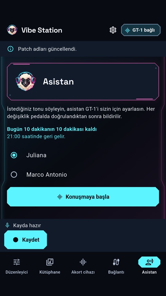 Vibe Station — yapay zekâ asistanı