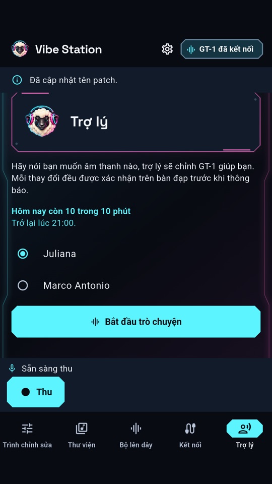 Vibe Station — trợ lý trí tuệ nhân tạo